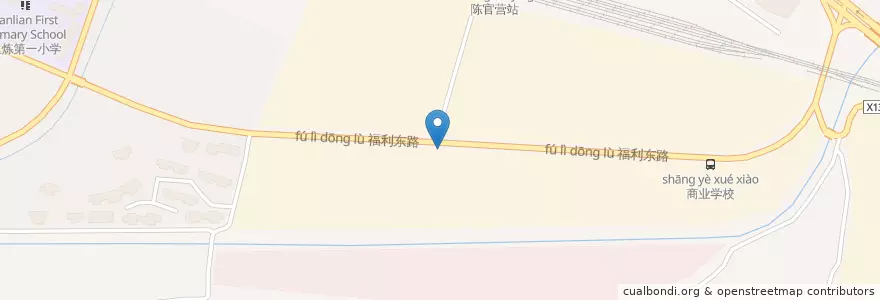 Mapa de ubicacion de 陈坪街道 en الصين, قانسو, 兰州市 (Lanzhou), 西固区, 陈坪街道.