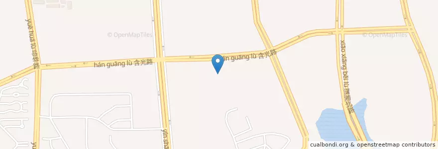 Mapa de ubicacion de 姥爷鱼头 en China, Hunan, Changsha City, Yuelu District.