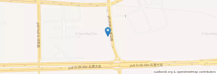 Mapa de ubicacion de 中信证券 en Cina, Hunan, 长沙市 / Changsha, 岳麓区.