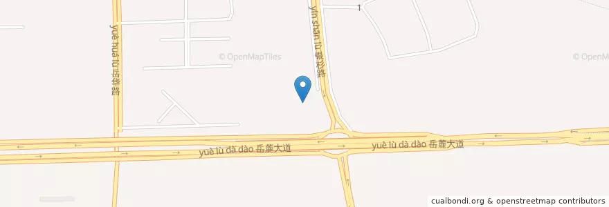 Mapa de ubicacion de 文峰美容美发 en 中国, 湖南省, 长沙市 / Changsha, 岳麓区.