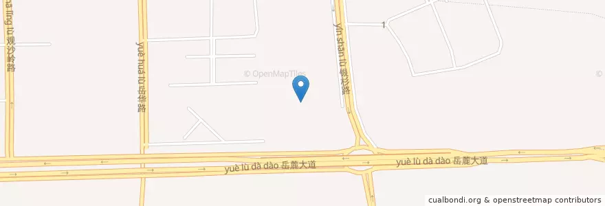 Mapa de ubicacion de 大米先生 en 中国, 湖南省, 长沙市, 岳麓区.