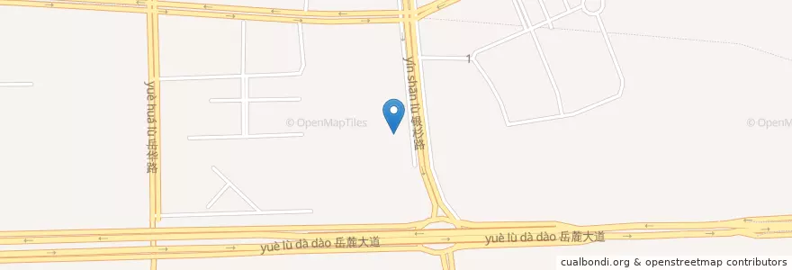 Mapa de ubicacion de 椒房重庆辣派火锅 en 중국, 후난성, 长沙市 / Changsha, 岳麓区.