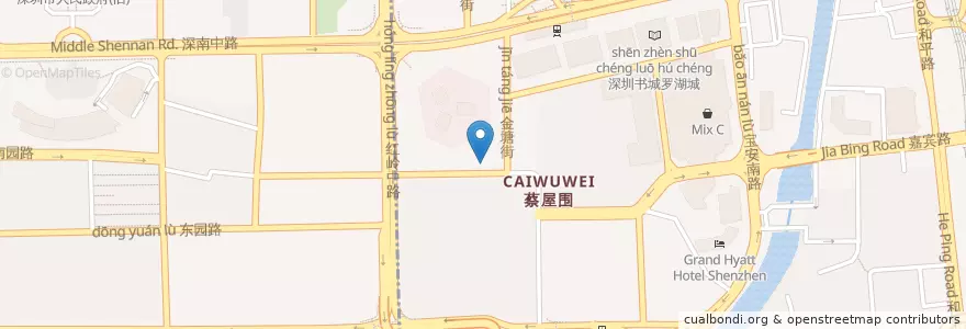 Mapa de ubicacion de 万象社区警务室 en Китай, Гуандун, Шэньчжэнь, 罗湖区, 桂园街道.