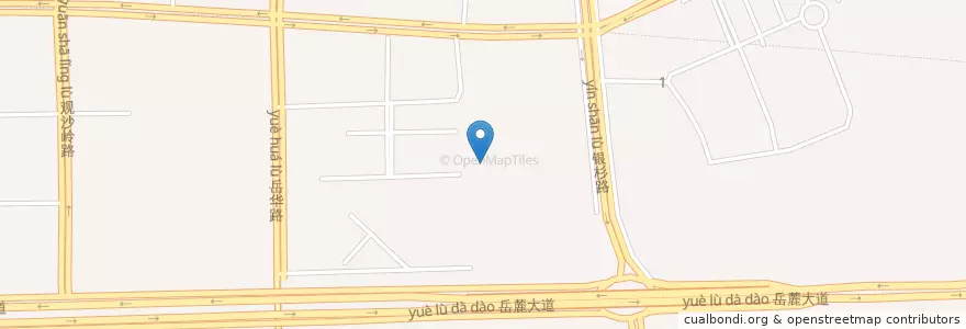 Mapa de ubicacion de 常德佬乡 en 중국, 후난성, 长沙市 / Changsha, 岳麓区.