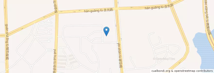 Mapa de ubicacion de 长沙市岳麓区老巷子小吃店 en Китай, Хунань, 长沙市 / Changsha, 岳麓区.