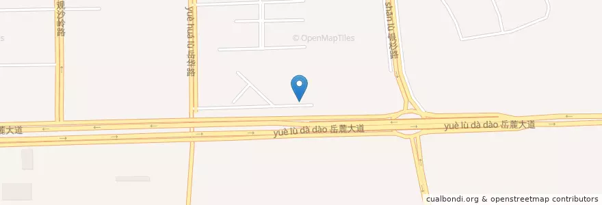 Mapa de ubicacion de 不二麻辣香锅 en 중국, 후난성, 长沙市 / Changsha, 岳麓区.