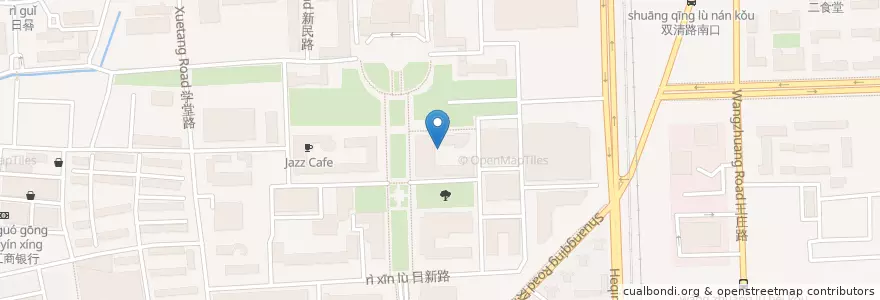 Mapa de ubicacion de 798 bar en China, Pekín, Hebei, 海淀区.