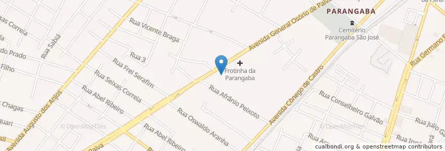 Mapa de ubicacion de Clínica do Rim en Brasile, Regione Nordest, Ceará, Região Geográfica Intermediária De Fortaleza, Microrregião De Fortaleza, Fortaleza.