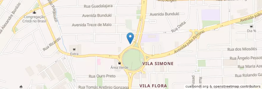 Mapa de ubicacion de Monfredini Odontologia en Brésil, Région Sud-Est, São Paulo, Região Geográfica Intermediária De São Paulo, Região Metropolitana De São Paulo, Região Imediata De São Paulo, São Bernardo Do Campo.