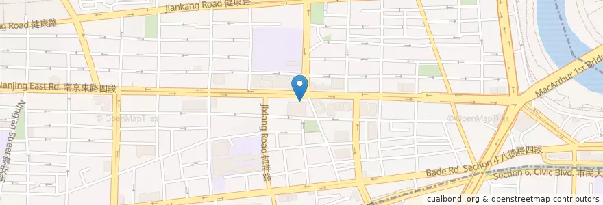 Mapa de ubicacion de 御蓮斎 en تايوان, تايبيه الجديدة, تايبيه, 松山區.
