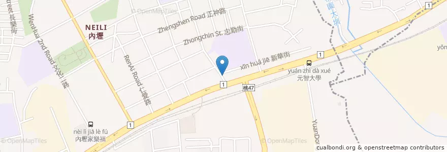 Mapa de ubicacion de 新隆中醫診所 en 臺灣, 桃園市.