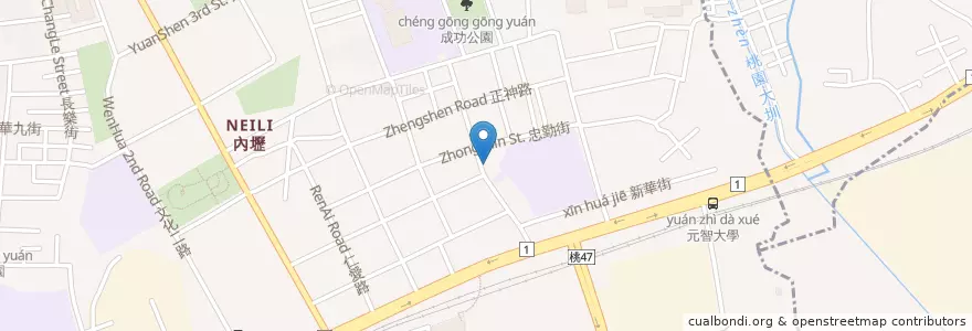 Mapa de ubicacion de 范姜牙醫診所 en Taiwán, Taoyuan.