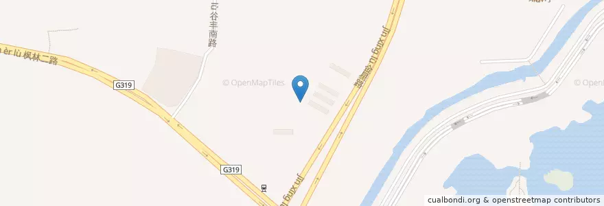 Mapa de ubicacion de 迪爱宝贝科艺双语幼儿园 en الصين, خونان, 长沙市 / Changsha, 岳麓区.