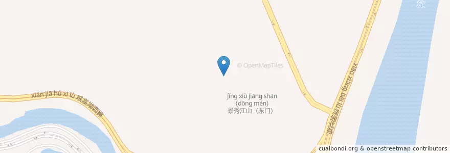 Mapa de ubicacion de 尚城网咖 en 中国, 湖南省, 长沙市 / Changsha, 岳麓区.