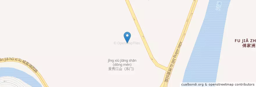 Mapa de ubicacion de 鑫磊网吧 en Çin, Hunan, 长沙市 / Changsha, 岳麓区.