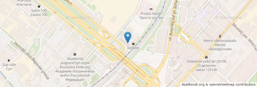 Mapa de ubicacion de Пиджаки и футболки en Russie, District Fédéral Central, Moscou, Центральный Административный Округ, Тверской Район.