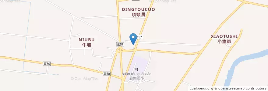 Mapa de ubicacion de 六腳鄉農會 en Tayvan, 臺灣省, 嘉義縣, 六腳鄉.
