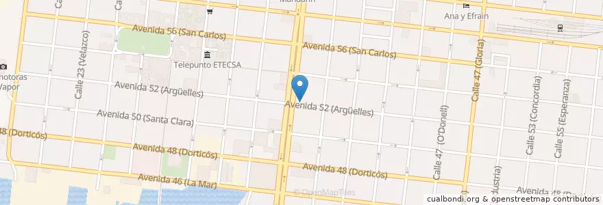 Mapa de ubicacion de Iglesia Los Pinos Nuevos en Kuba, Cienfuegos, Cienfuegos, Ciudad De Cienfuegos.
