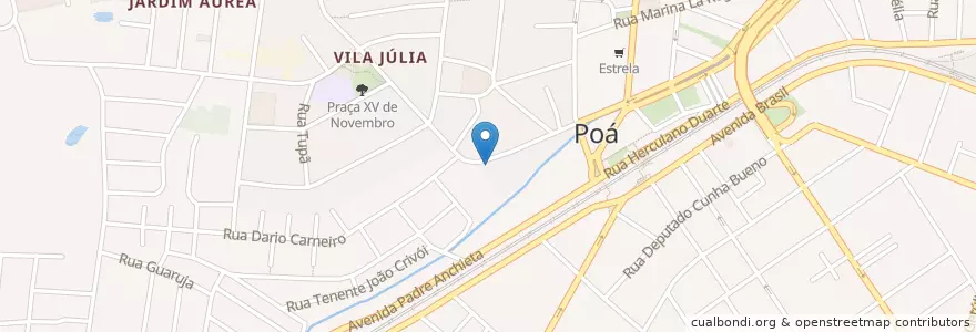 Mapa de ubicacion de CNA en Brasile, Regione Sudest, San Paolo, Região Geográfica Intermediária De São Paulo, Região Metropolitana De São Paulo, Região Imediata De São Paulo, Poá.