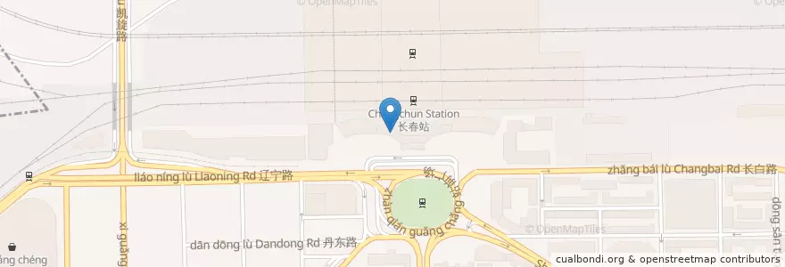 Mapa de ubicacion de McDonald's en 中国, 吉林省, 长春市, 宽城区.