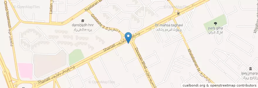 Mapa de ubicacion de دکترمعین هنرور-متخصص ایمپلنت و درمان ریشه(عصب کشی) en Иран, Фарс, شهرستان شیراز, بخش مرکزی, شیراز.