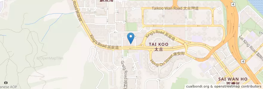 Mapa de ubicacion de 師父飯堂 Ho's Kitchen en 中国, 广东省, 香港 Hong Kong, 香港島 Hong Kong Island, 新界 New Territories, 東區 Eastern District.