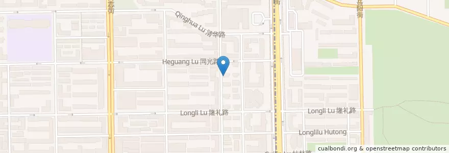 Mapa de ubicacion de Bon Soirée en China, Jilin, 长春市, 朝阳区, 桂林街道.