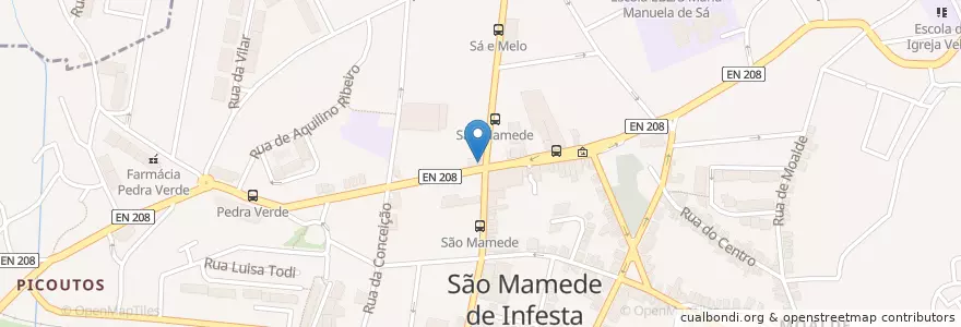Mapa de ubicacion de Farmácia Confiança en Португалия, Северный, Porto, Área Metropolitana Do Porto, Matosinhos, São Mamede De Infesta E Senhora Da Hora.