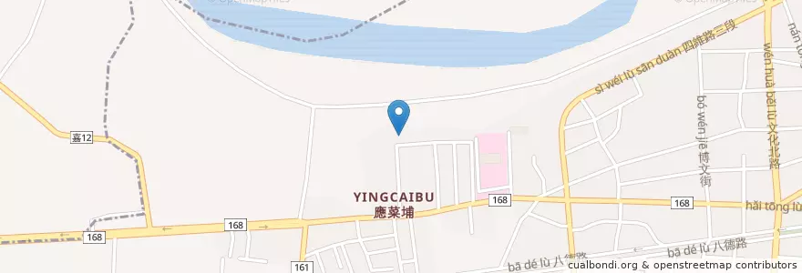 Mapa de ubicacion de 晴‧預約約餐坊 en Taiwan, 臺灣省, Condado De Chiayi, 朴子市.