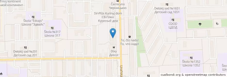 Mapa de ubicacion de Русский Стандарт en Rusland, Centraal Federaal District, Moskou, Восточный Административный Округ, Район Гольяново.