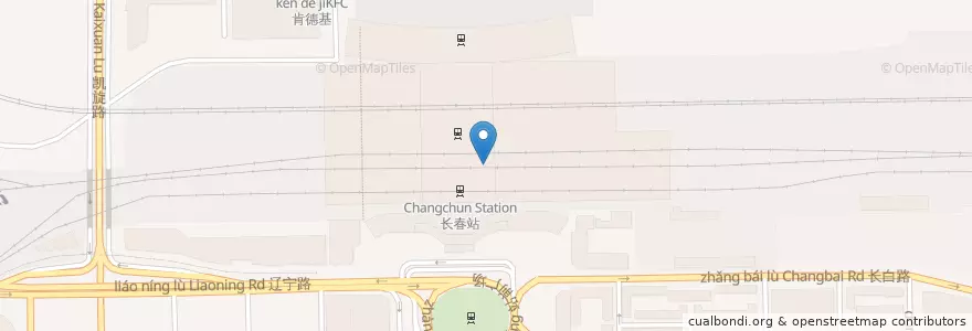 Mapa de ubicacion de Dicos en چین, جی‌لین, 长春市, 宽城区, 群英街道.