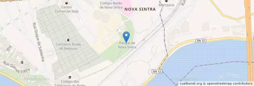 Mapa de ubicacion de Fonte da Arrábida en Portugal, Norte, Área Metropolitana Do Porto, Porto, Porto, Bonfim.