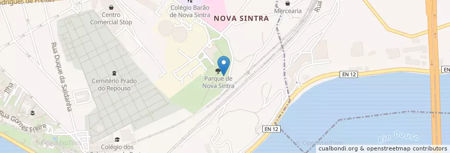 Mapa de ubicacion de Fonte do Campo Alegre en Portugal, Norte, Área Metropolitana Do Porto, Porto, Porto, Bonfim.