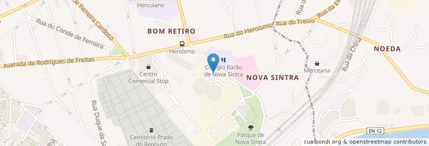 Mapa de ubicacion de Fonte da Sociedade Protectora dos Animais en 葡萄牙, 北部大區, Área Metropolitana Do Porto, Porto, Porto, Bonfim.