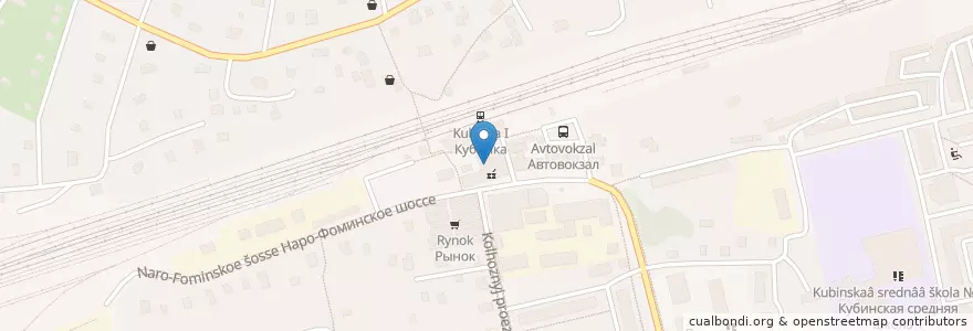 Mapa de ubicacion de Contact en Россия, Центральный Федеральный Округ, Московская Область, Одинцовский Городской Округ.
