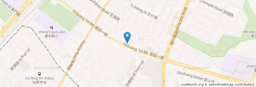Mapa de ubicacion de 深海釣客海鮮餐廳 en Tayvan, Kaohsiung, 左營區.