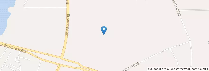 Mapa de ubicacion de 资源环境与材料学院 en Chine, Guangxi, 南宁市 / Nanning, 西乡塘区 Xixiangtang.