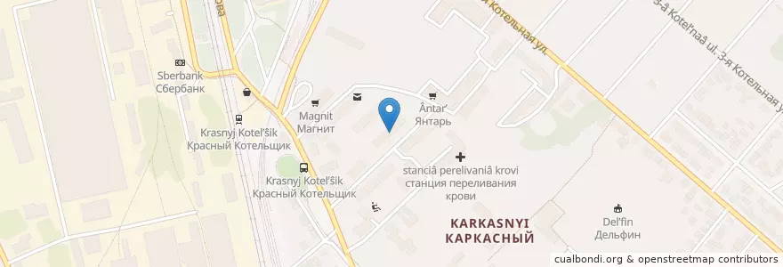 Mapa de ubicacion de МБУЗ Детская городская поликлиника № 2 en Rusland, Zuidelijk Federaal District, Oblast Rostov, Городской Округ Таганрог.