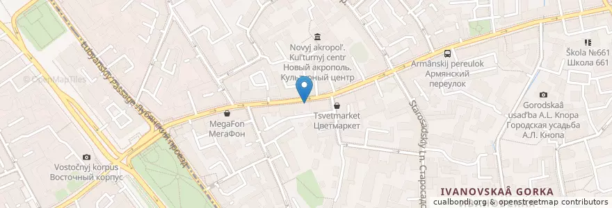 Mapa de ubicacion de Сели-поели en Rusia, Центральный Федеральный Округ, Москва, Центральный Административный Округ.