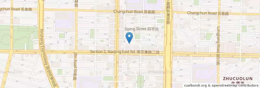 Mapa de ubicacion de Fu Cafe en Taiwan, New Taipei, Taipei, Zhongshan District.