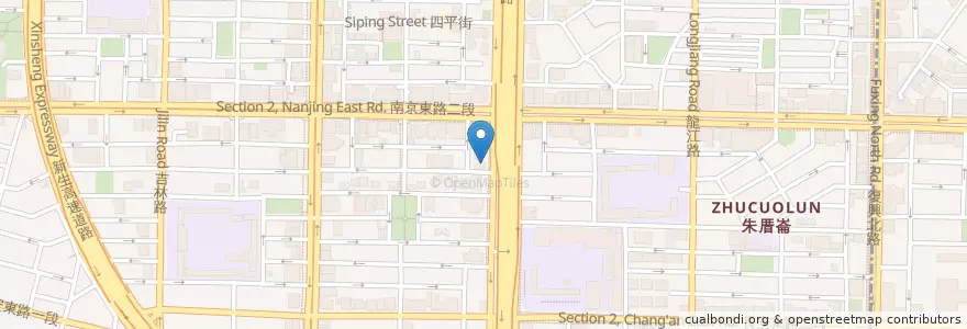 Mapa de ubicacion de 洛碁廚房 en 타이완, 신베이 시, 타이베이시, 중산 구.