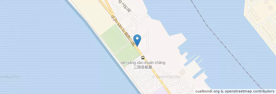 Mapa de ubicacion de 赤竹饅頭 en 台湾, 高雄市, 旗津区.