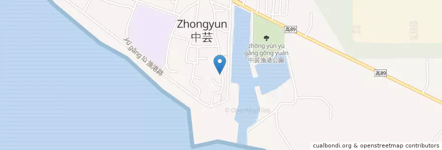 Mapa de ubicacion de 林臭豆腐 en Taiwán.