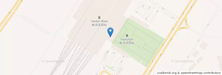 Mapa de ubicacion de KFC en Китай, Хэйлунцзян, Наньган, Ванган.