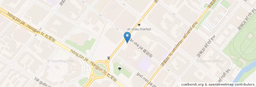 Mapa de ubicacion de KFC en China, Heilongjiang, Nangang, 荣市街道办事处.