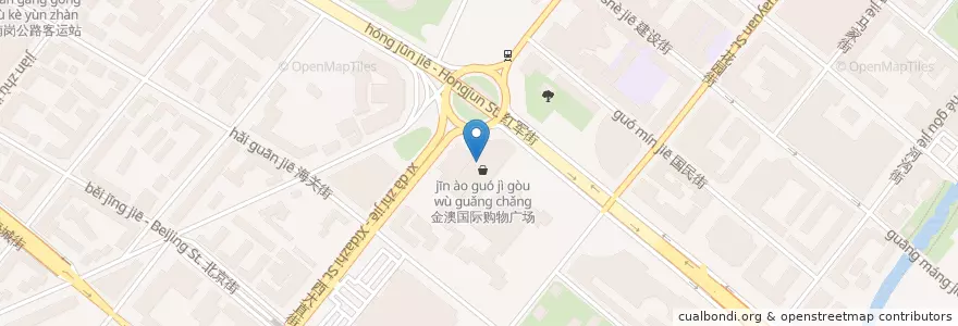 Mapa de ubicacion de Luckin Coffee en 中国, 黑龙江省, 南岗区.