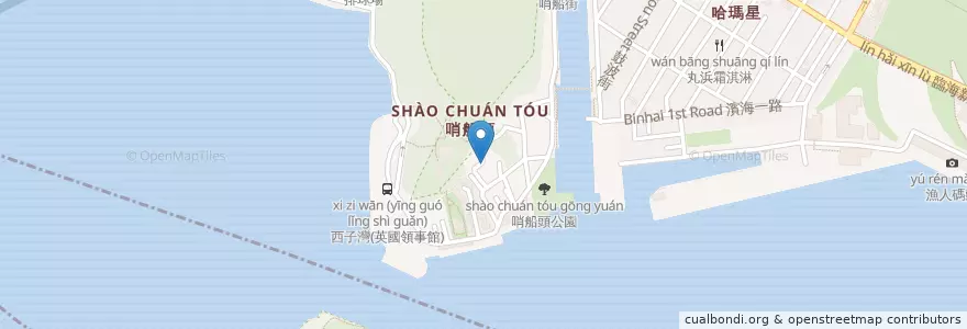 Mapa de ubicacion de 茉蕾克藝術 en Taïwan, Kaohsiung, 鼓山區.