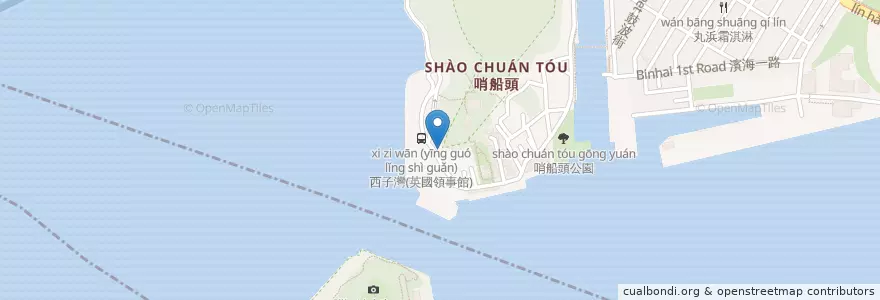 Mapa de ubicacion de DIY碳烤 en Тайвань, Гаосюн.