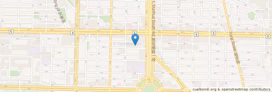 Mapa de ubicacion de 東京油組總本店 en 臺灣, 新北市, 臺北市, 大安區.