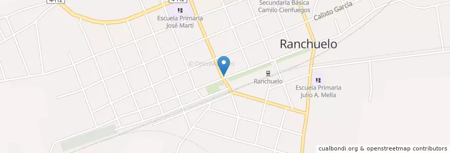 Mapa de ubicacion de Cremeria Alameda en 古巴, Villa Clara, Ranchuelo.